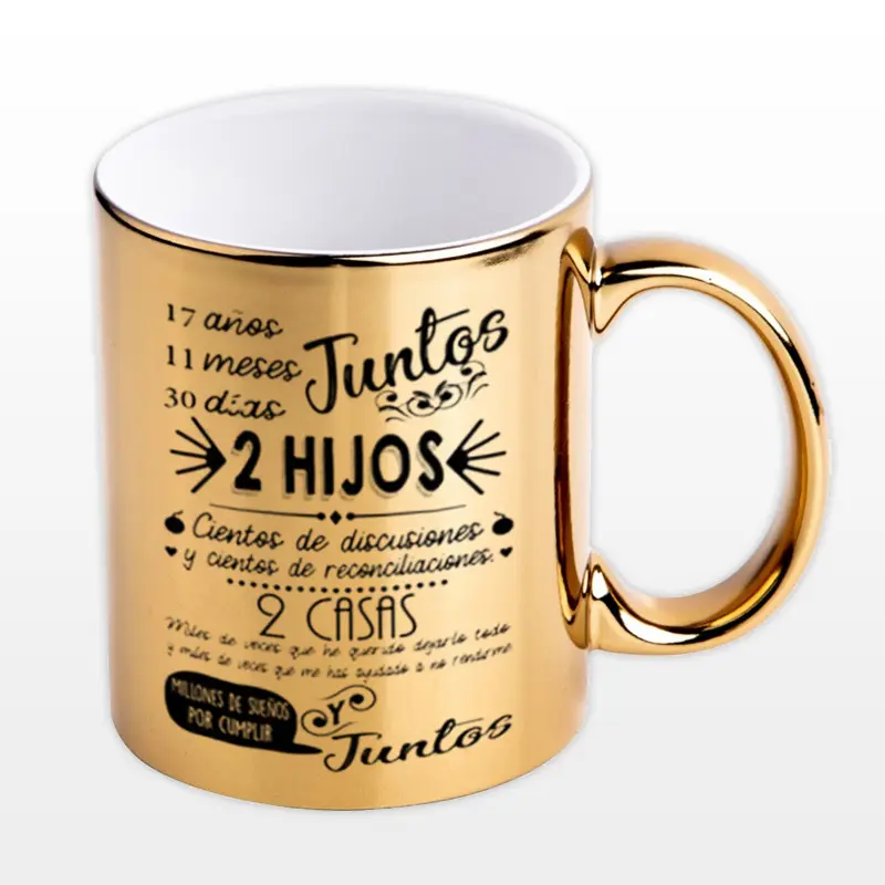Taza Espejo Oro