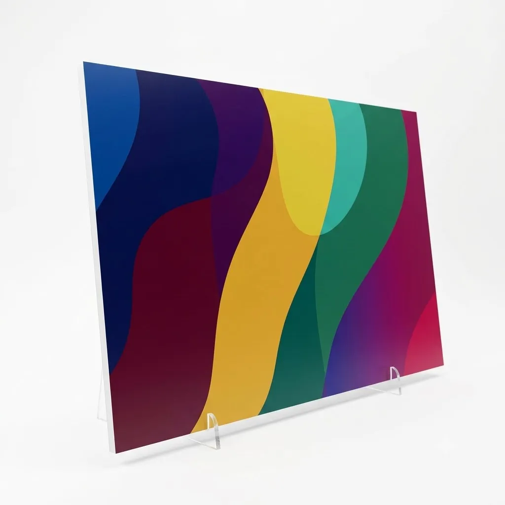 Coroplast 4mm 122x244xm+ Vinil 122x244cm + Aplicación 